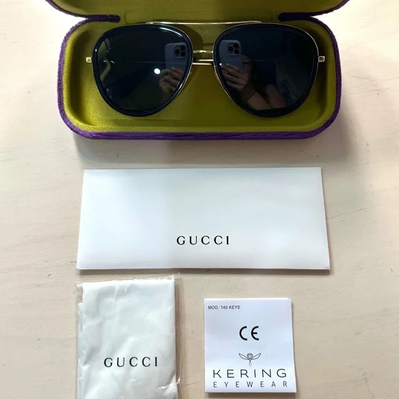Gucci | Accessories | Authentic Gucci Black Aviator  display picture 3